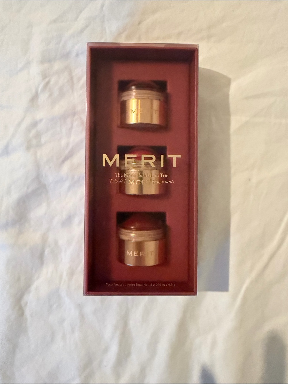 MERIT Mini Blush Trio — Burgundy & Gold